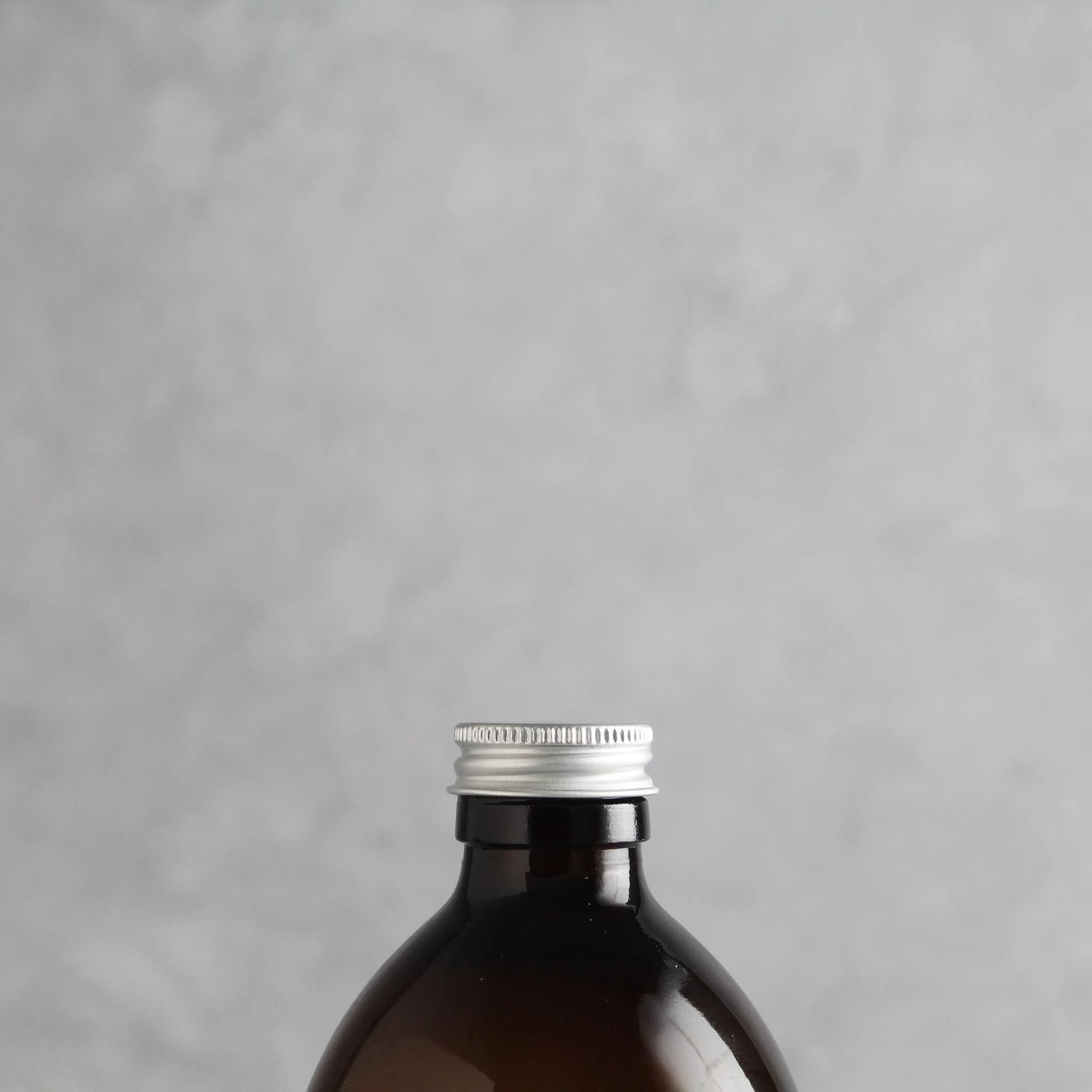 Labelled Amber Glass Bottle With Screw Cap - Image 4