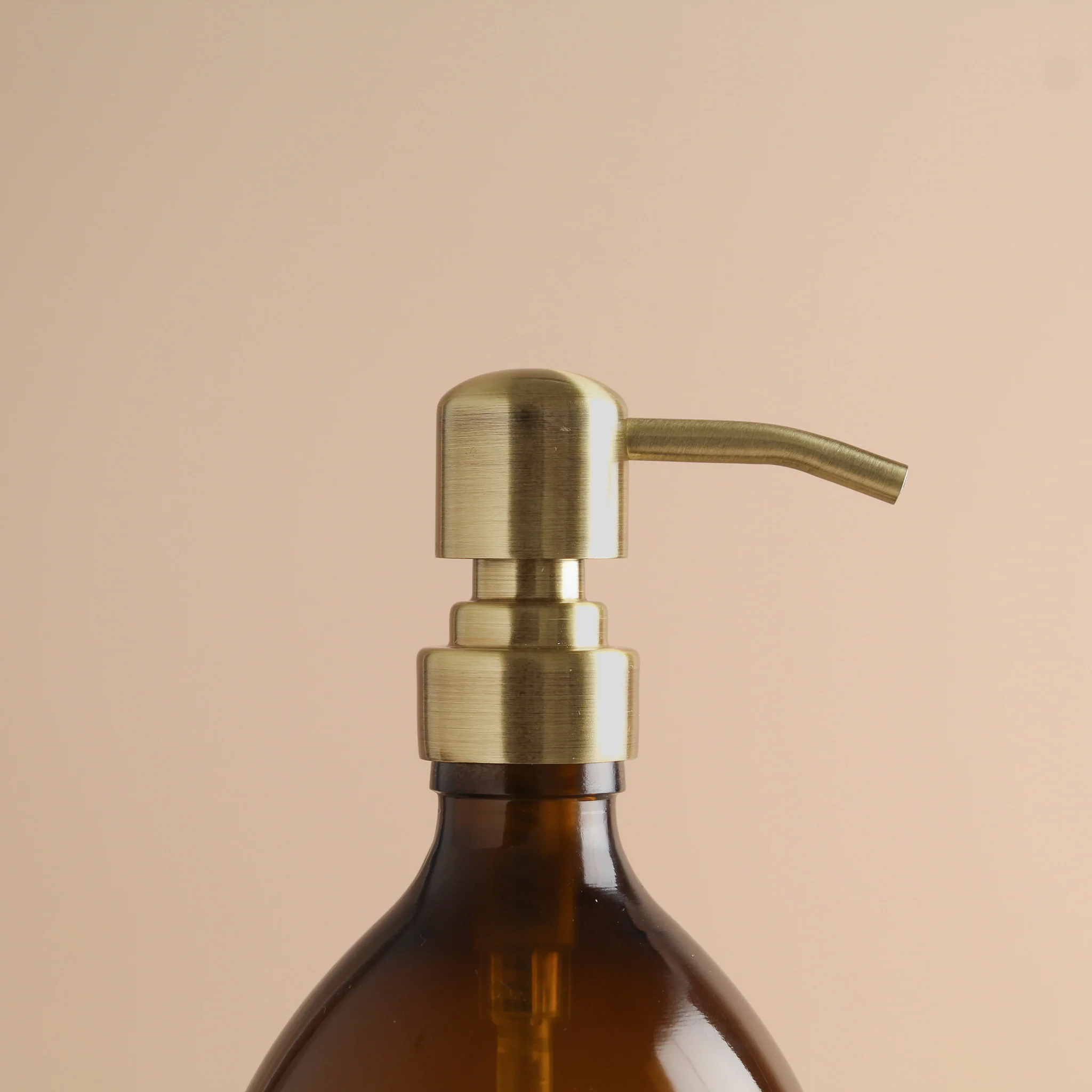 Black Tray & Amber Glass Dispenser Triple Set - Image 11