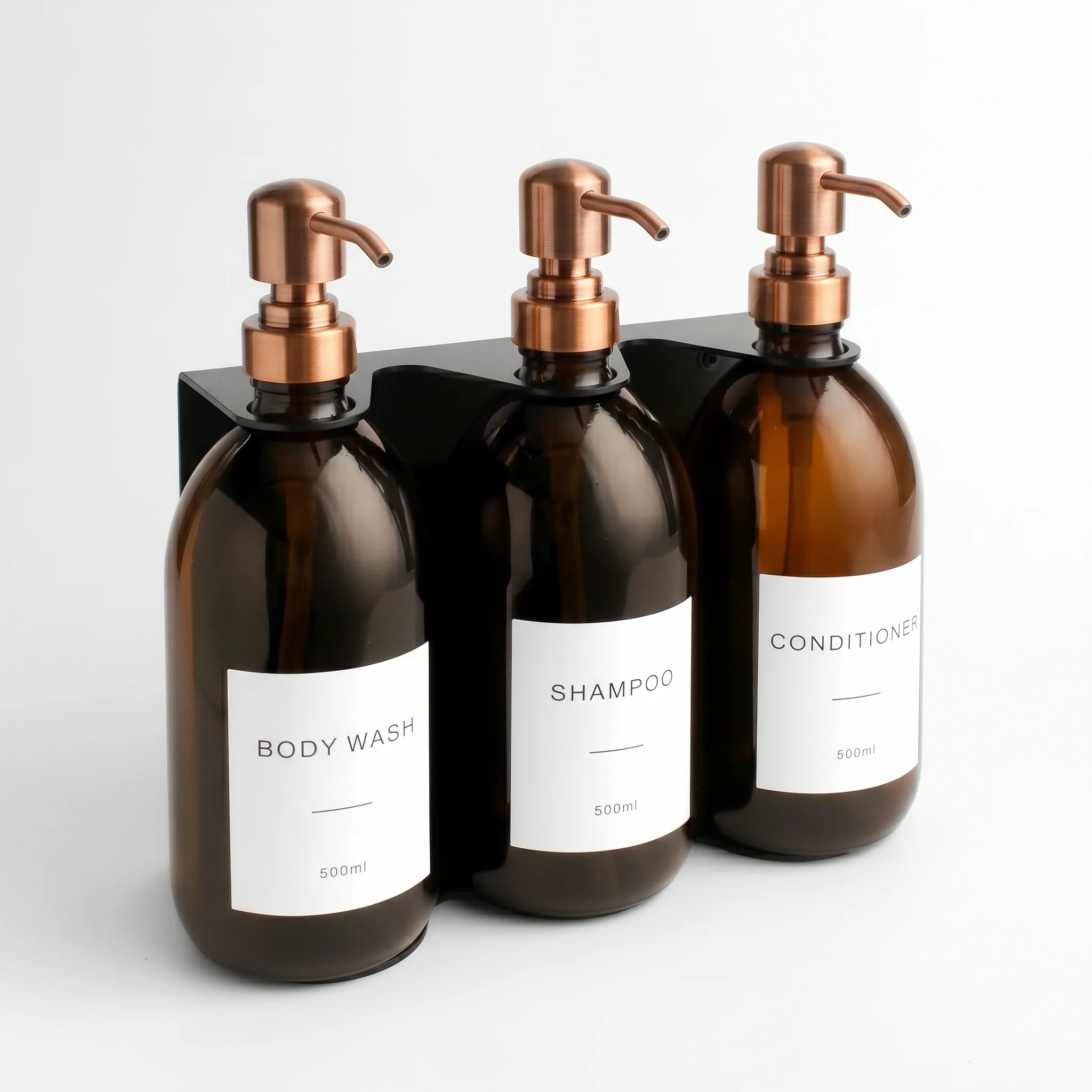 Body Wash, Shampoo & Conditioner Amber Glass Set - Image 22