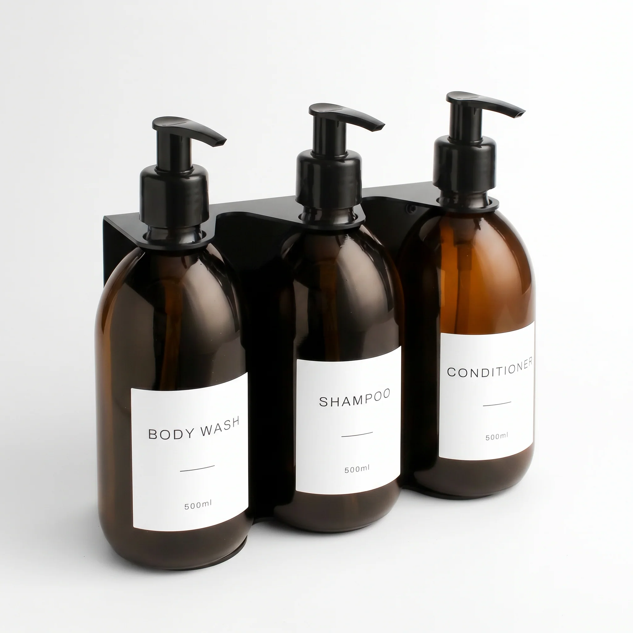 Body Wash, Shampoo & Conditioner Amber Glass Set - Image 30