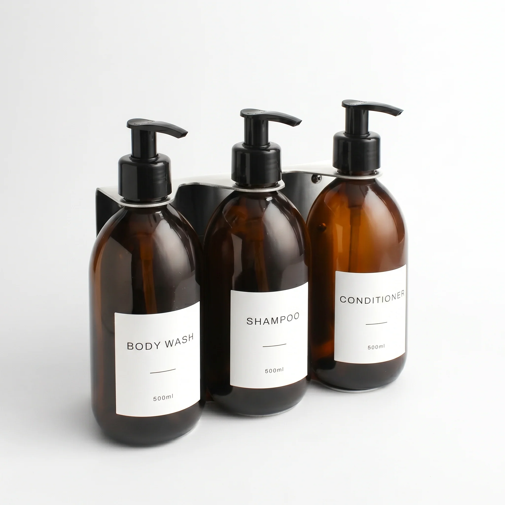 Body Wash, Shampoo & Conditioner Amber Glass Set - Image 32