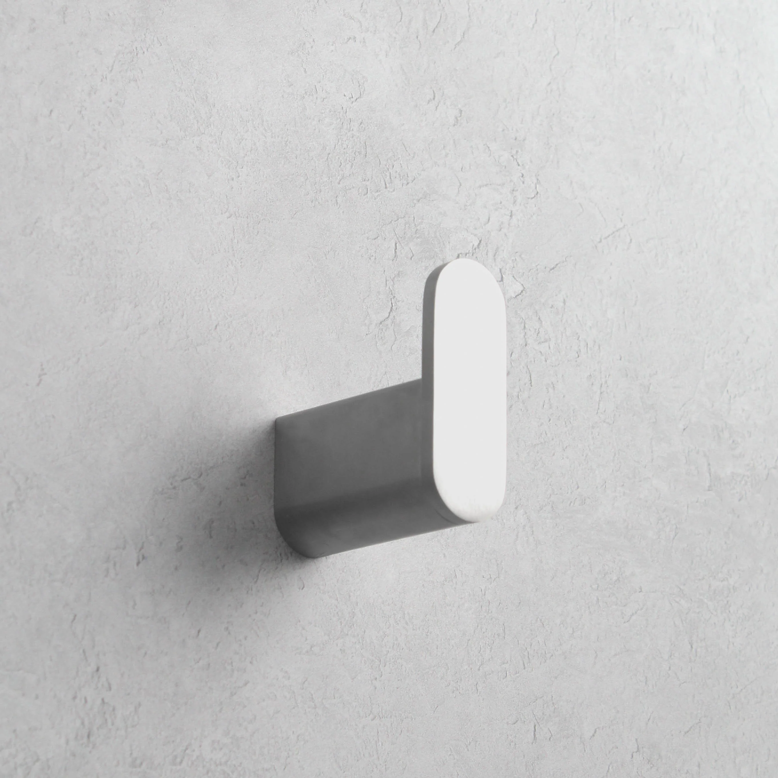 Brushed Silver Robe Hook