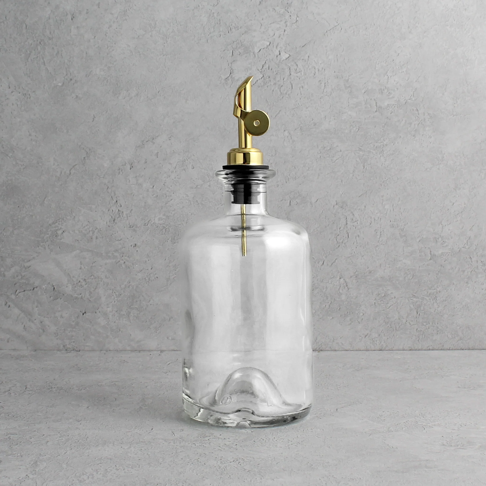 Clear Glass Oil Bottle - Image 5