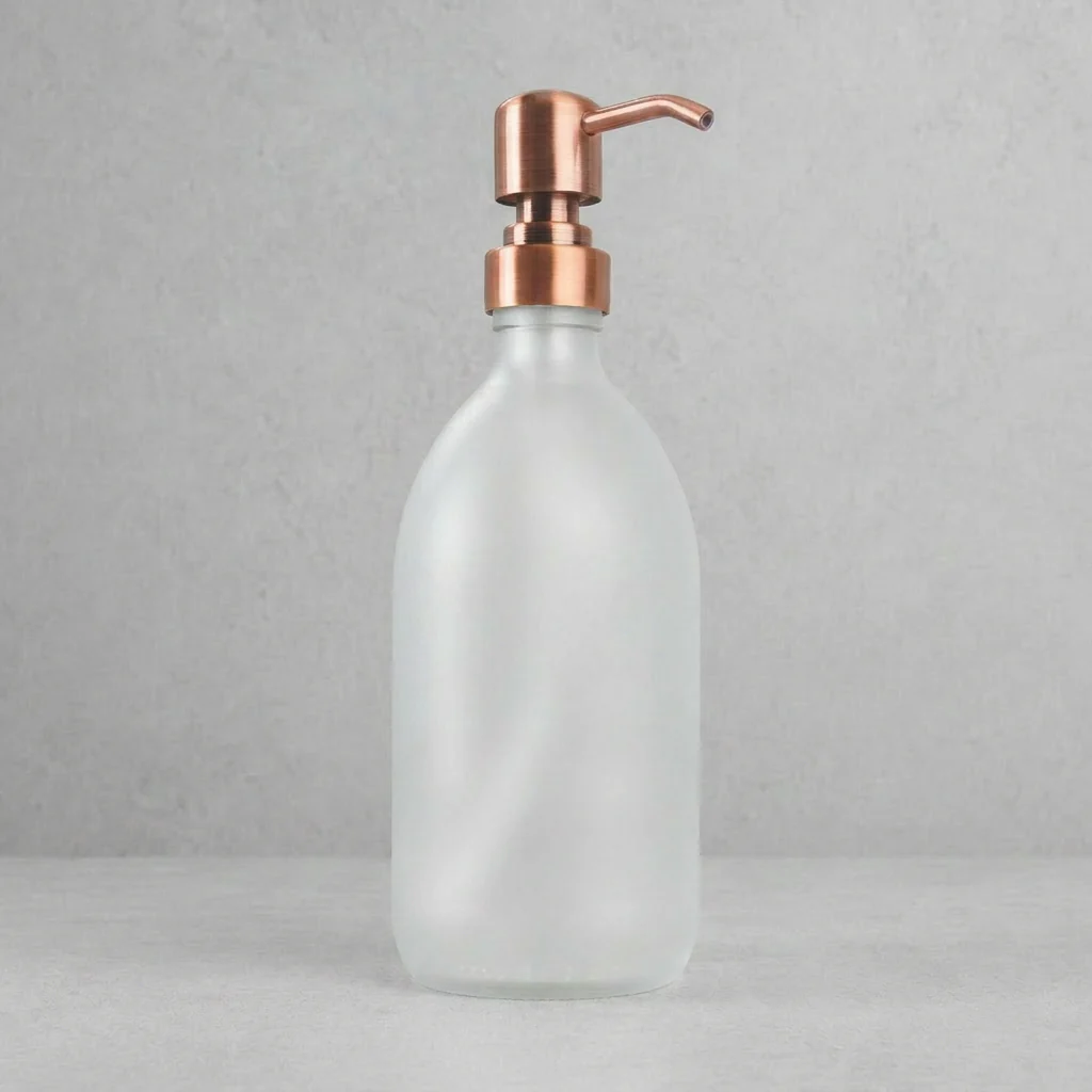 Frosted White Glass Dispenser - Image 10