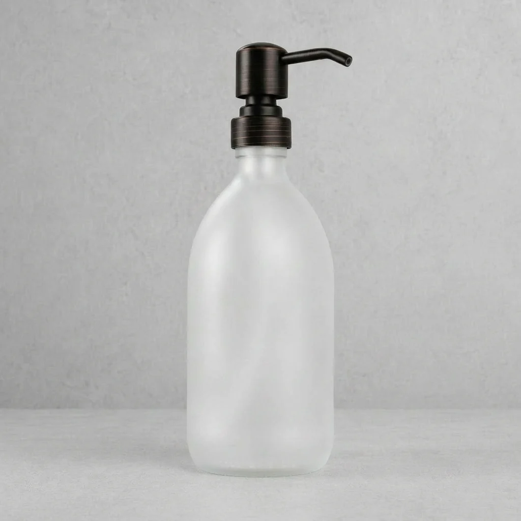 Frosted White Glass Dispenser - Image 11