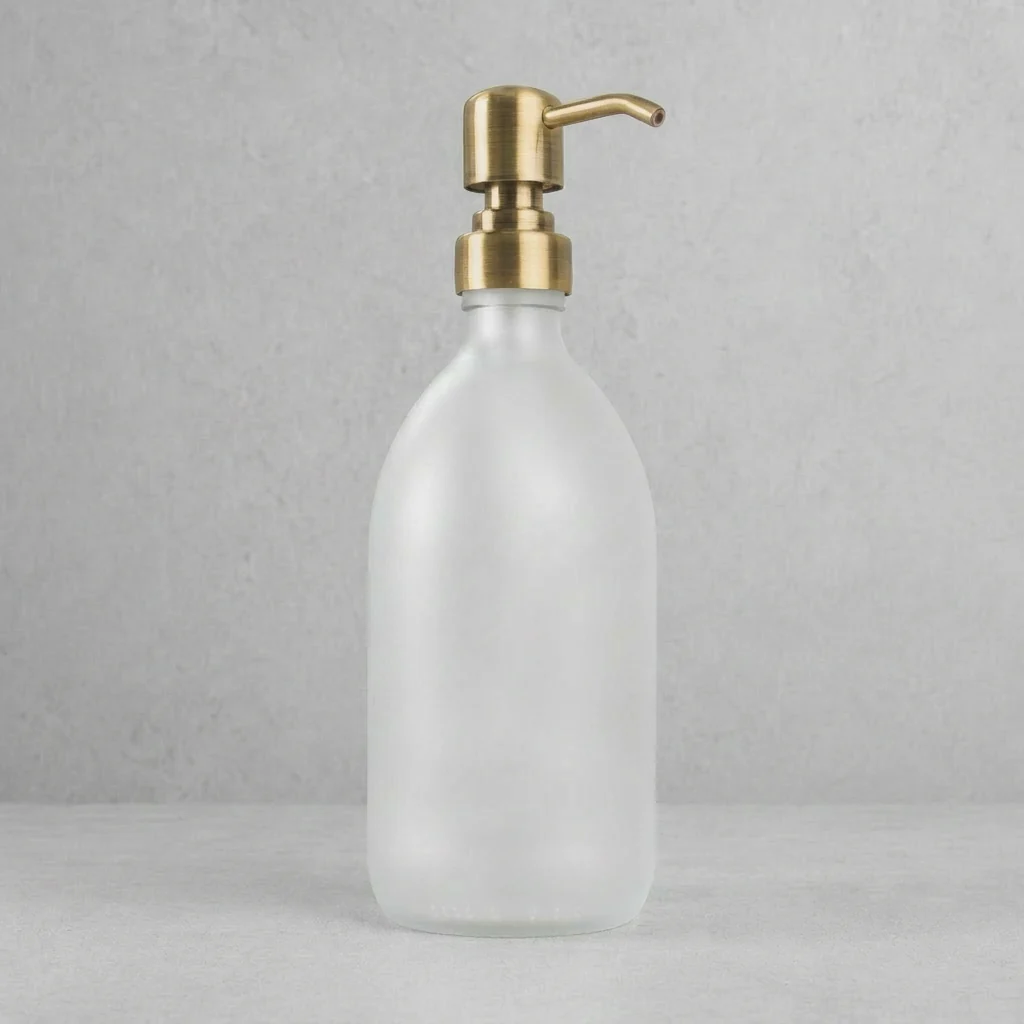 Frosted White Glass Dispenser - Image 8
