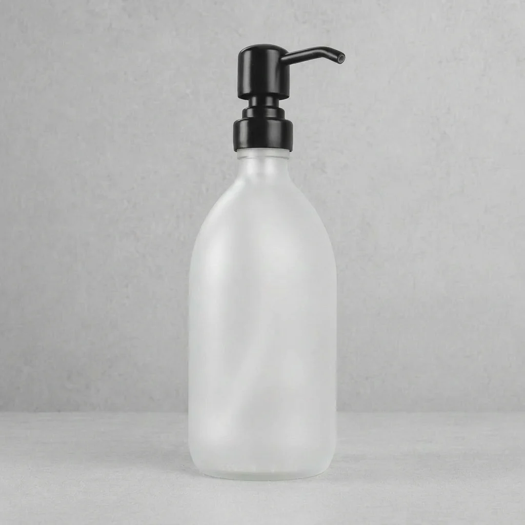 Frosted White Glass Dispenser - Image 9