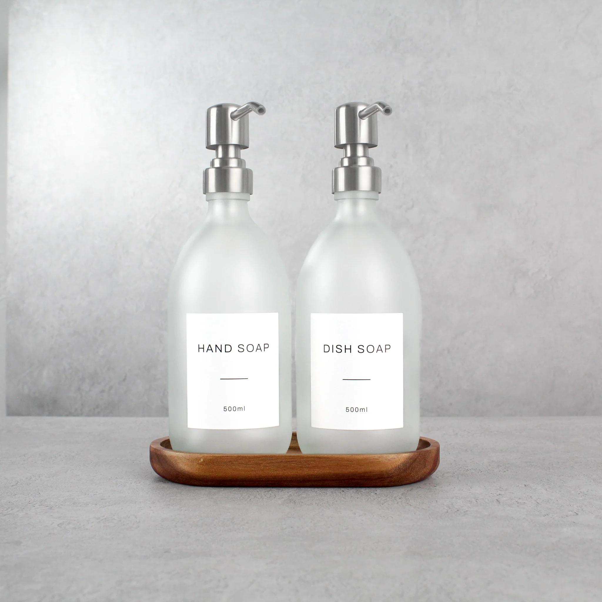 Collabs - Frosted White Hand Soap & Dish Soap Set - Image 6