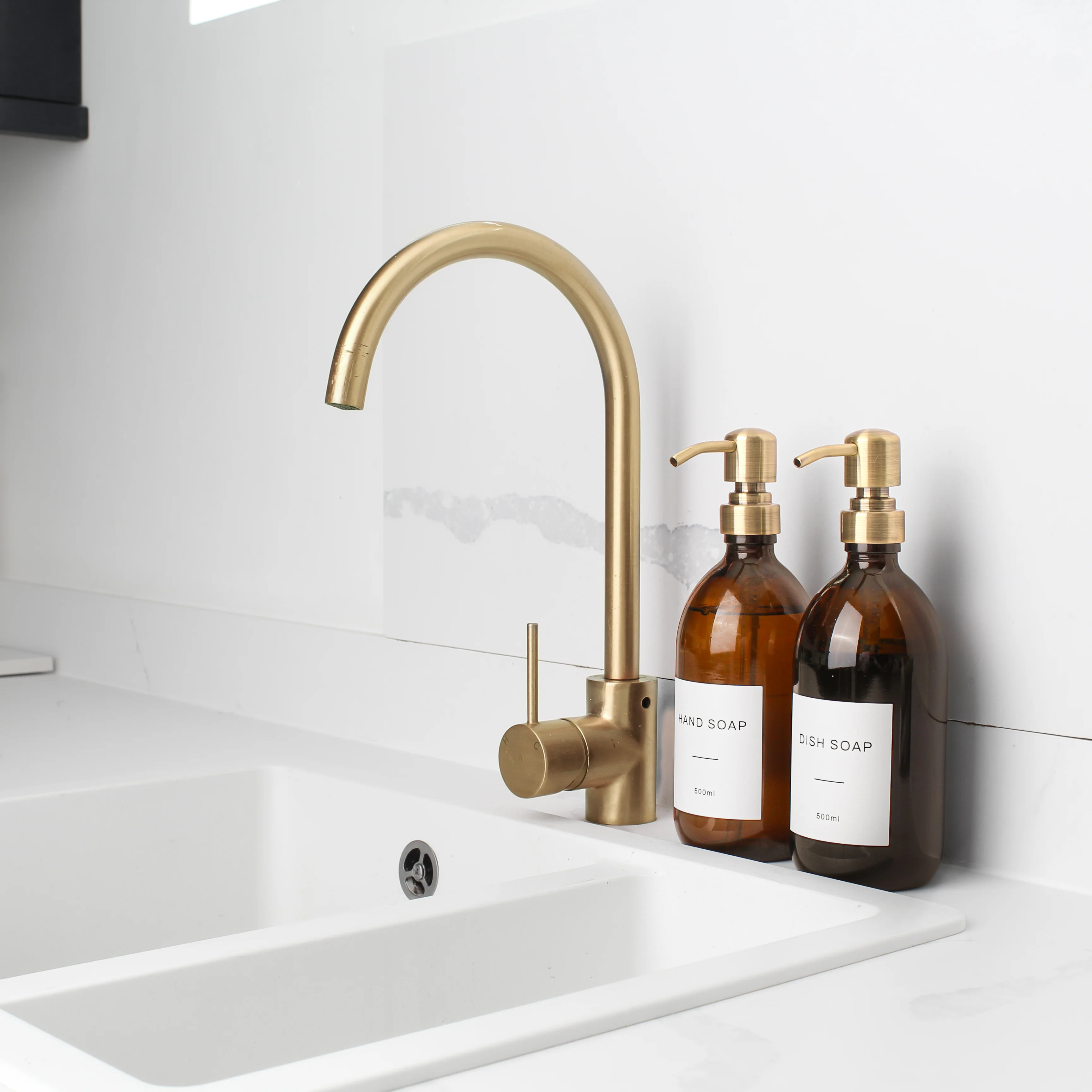 Hand Soap & Dish Soap Amber Glass Set - Image 14