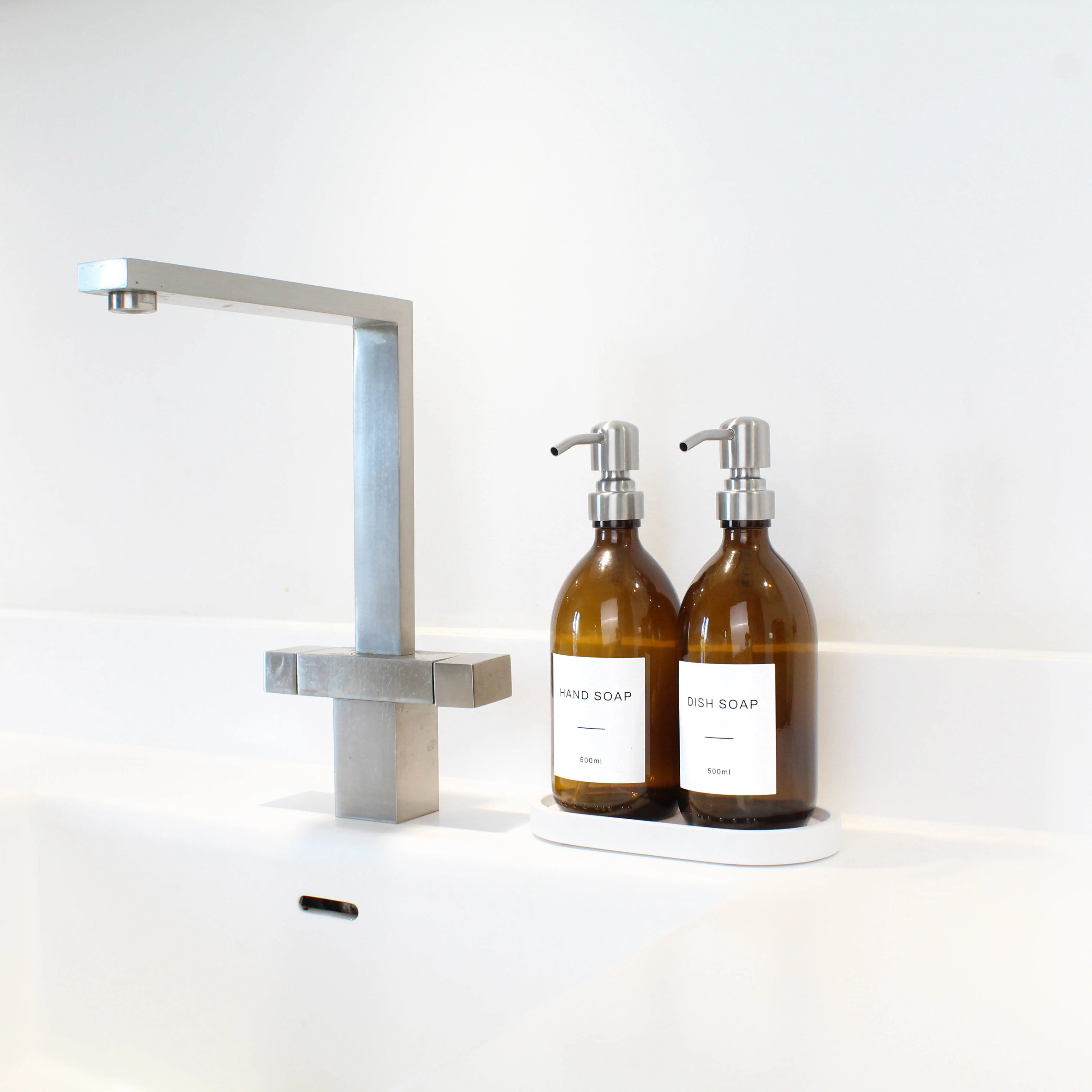 Hand Soap & Dish Soap Amber Glass Set - Image 17
