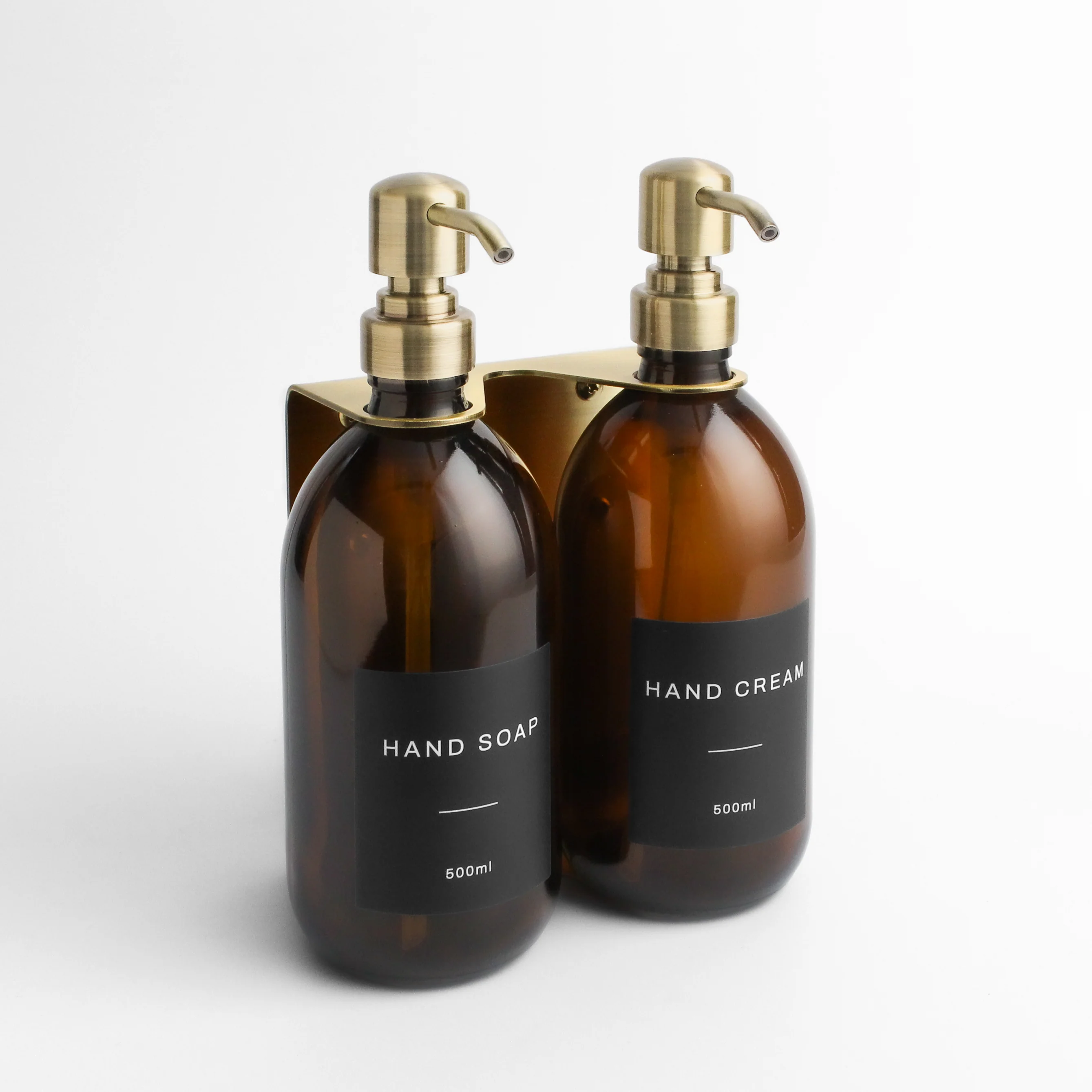 Hand Soap & Hand Cream Amber Glass Set - Image 13