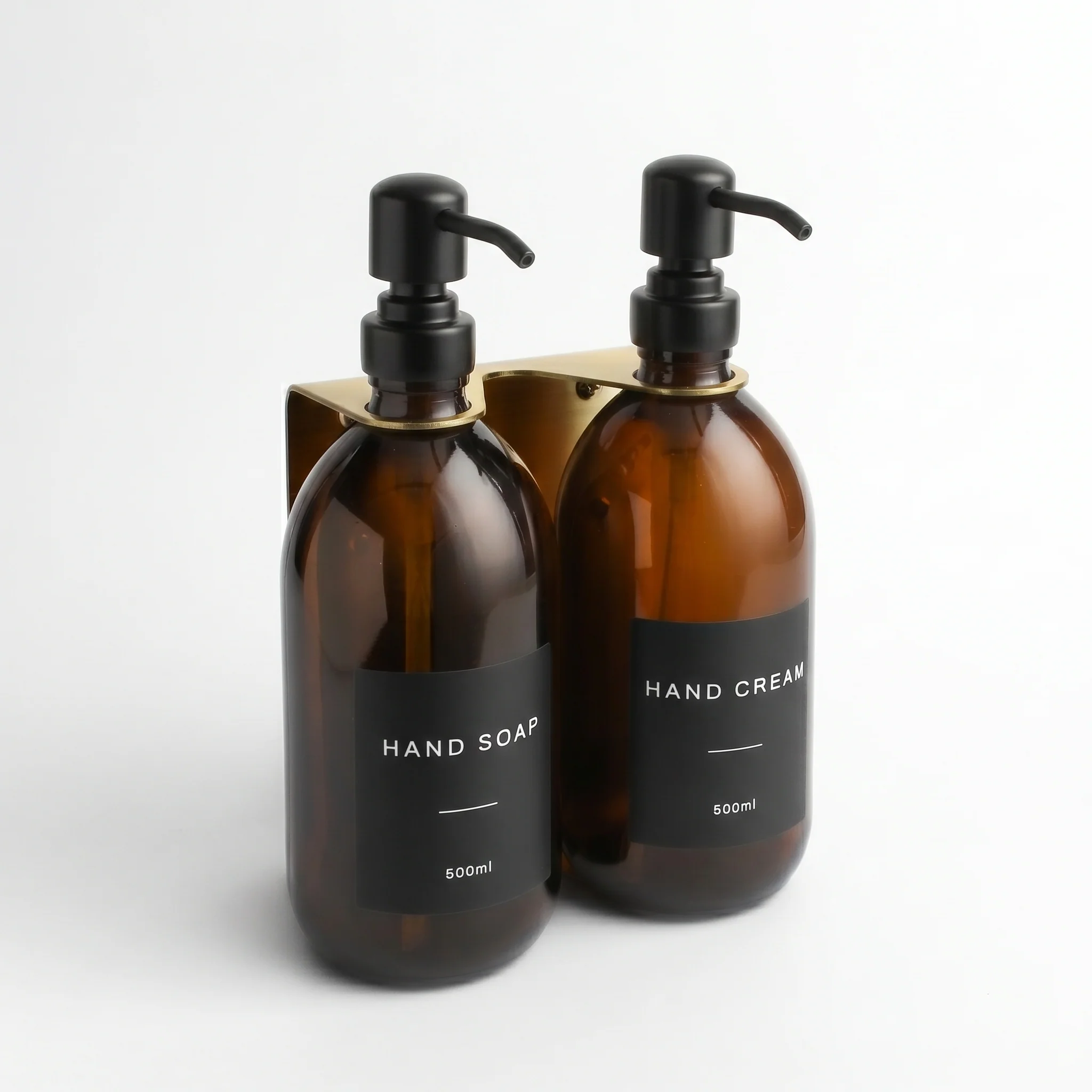 Hand Soap & Hand Cream Amber Glass Set - Image 7