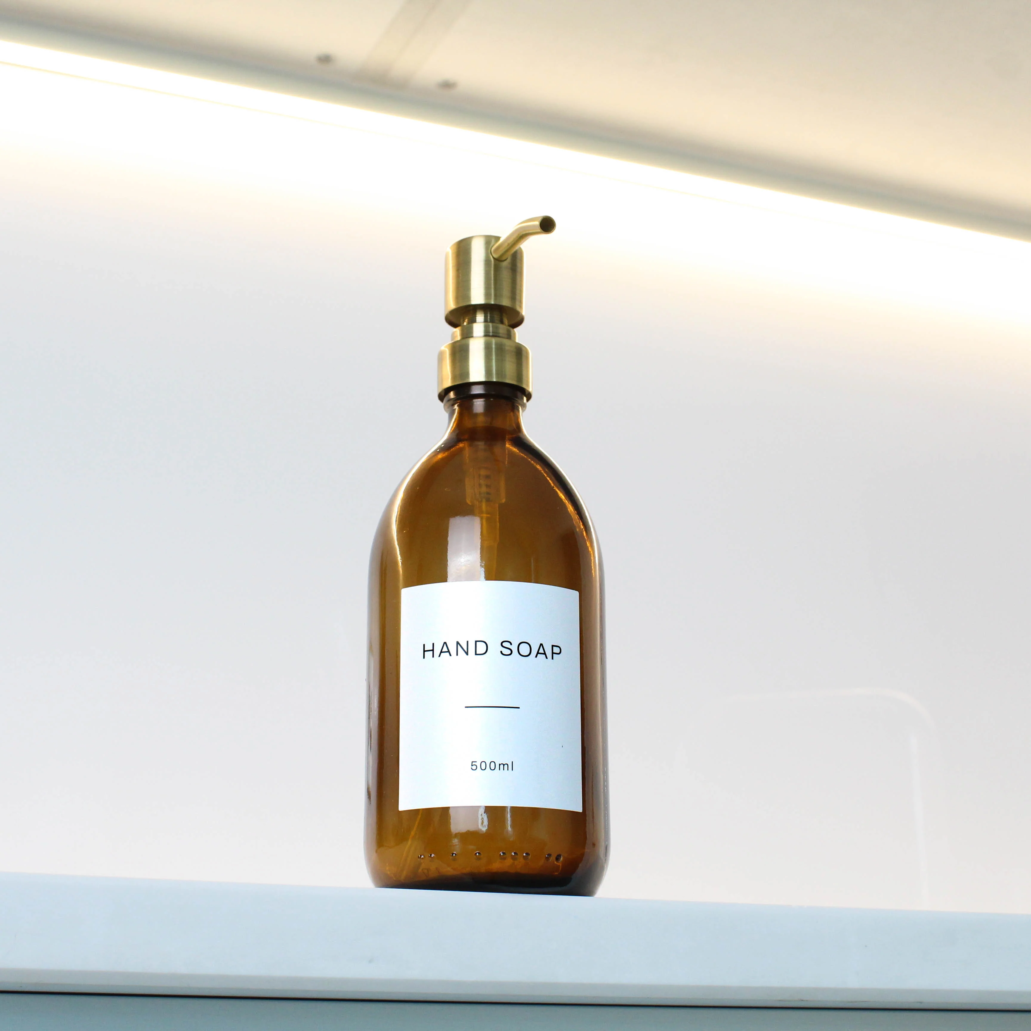 Hand Soap & Hand Cream Amber Glass Set - Image 10