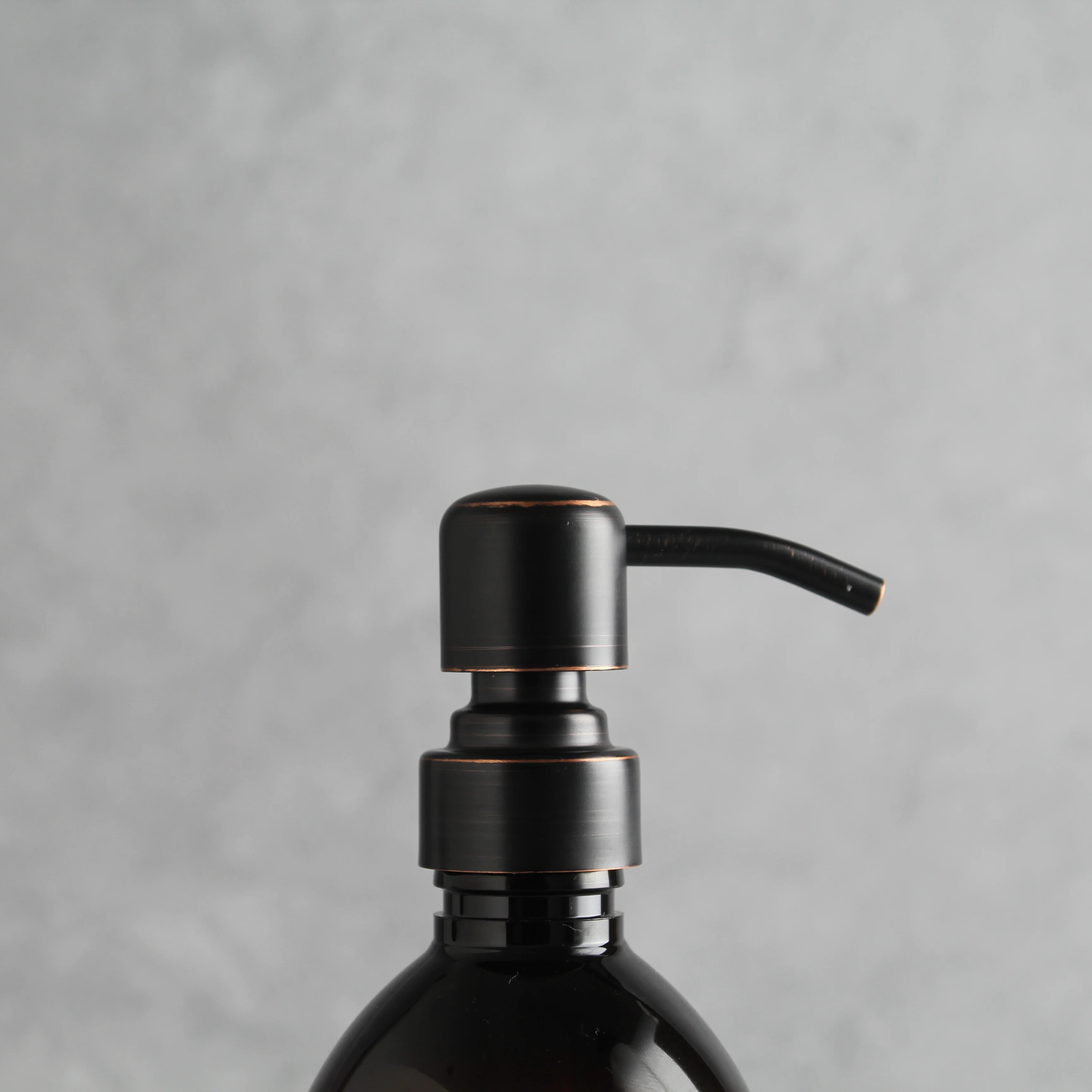 Labelled Amber Plastic Dispenser - Image 6