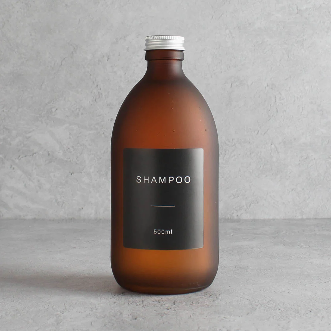 Labelled Frosted Amber Glass Dispenser - Image 13