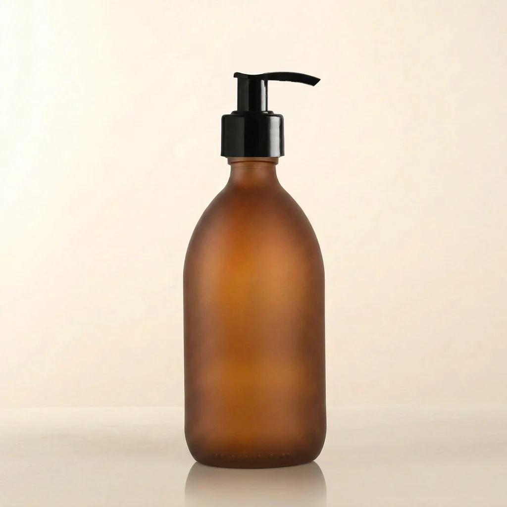 Frosted Amber Glass Dispenser - Image 12