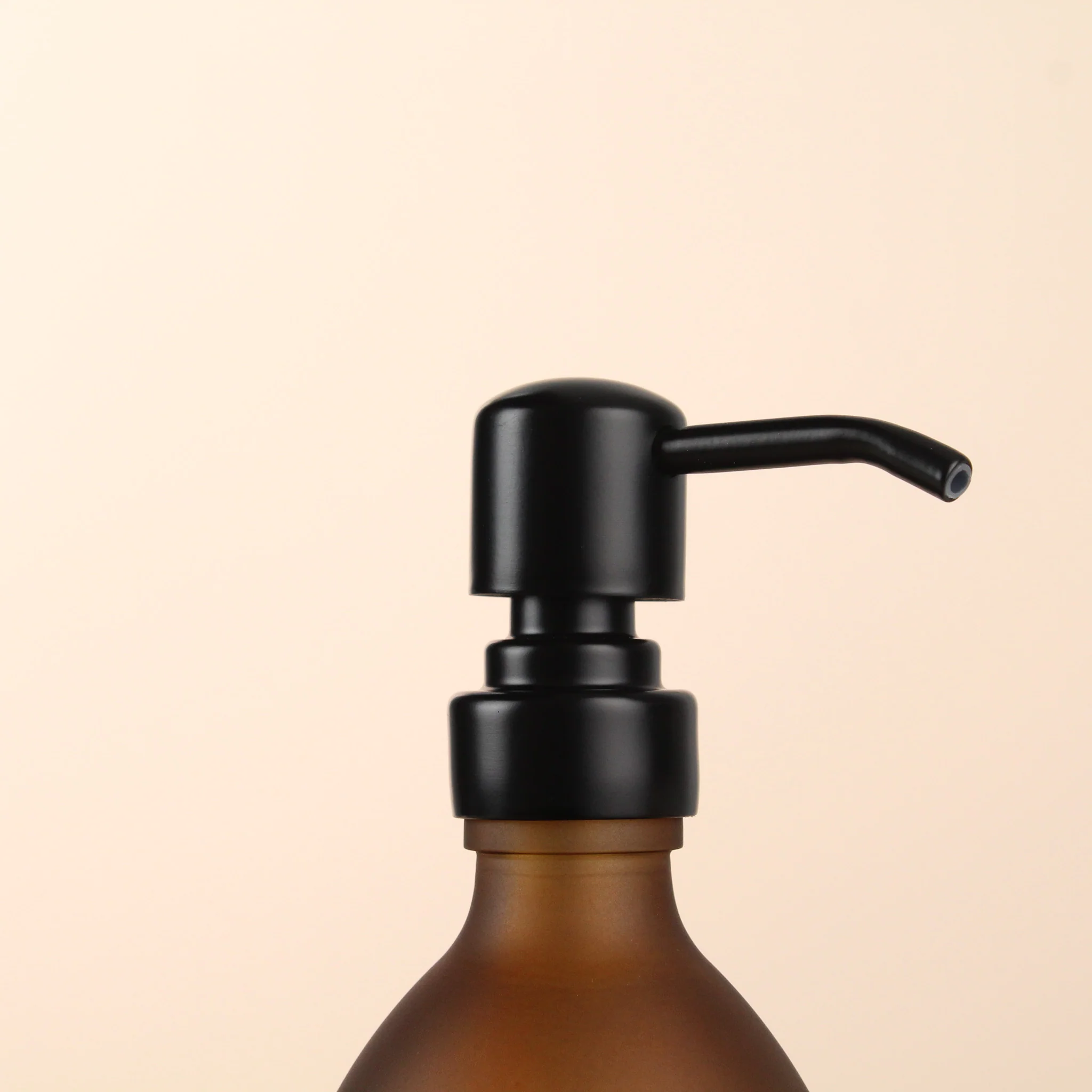 Frosted Amber Glass Dispenser - Image 4