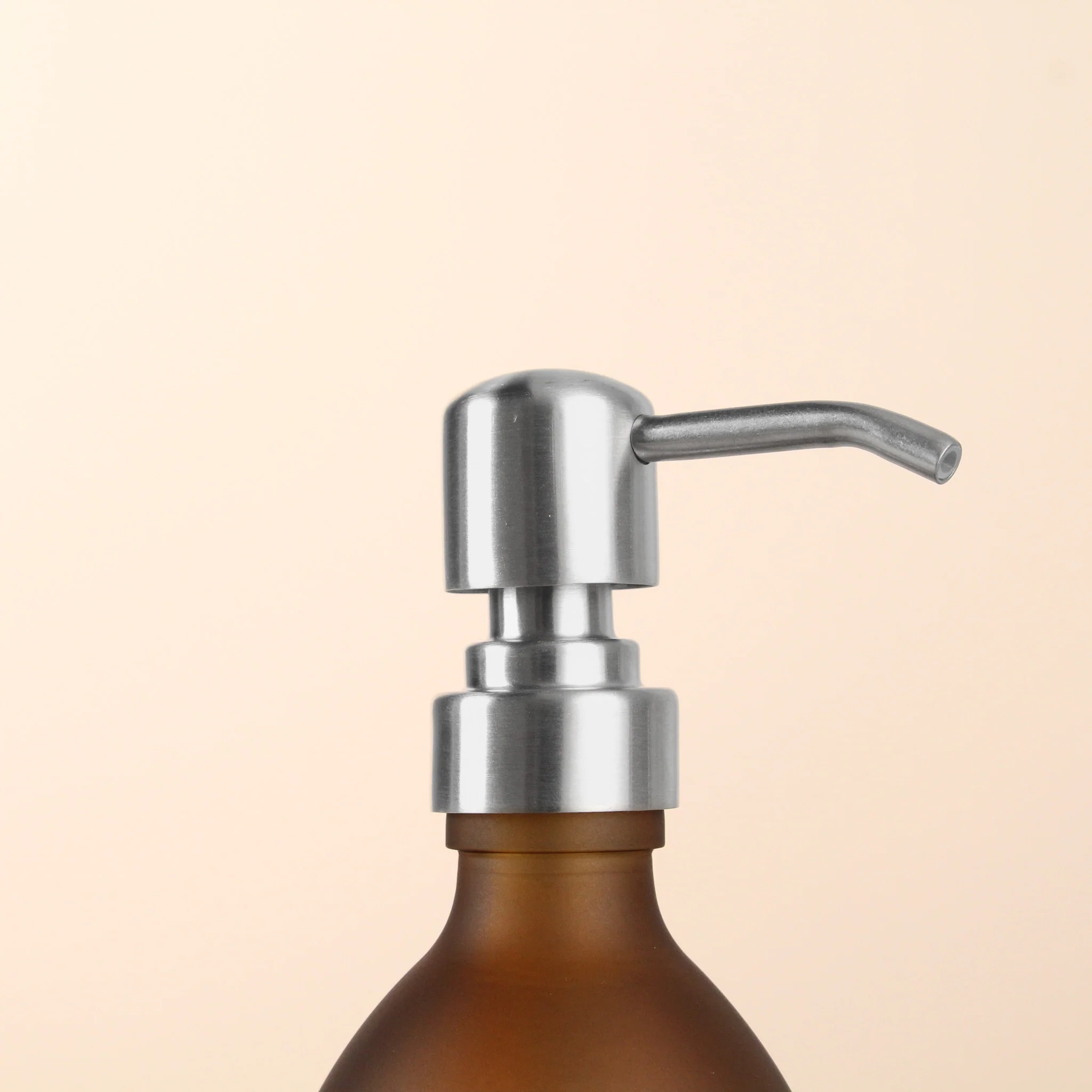 Frosted Amber Glass Dispenser - Image 5