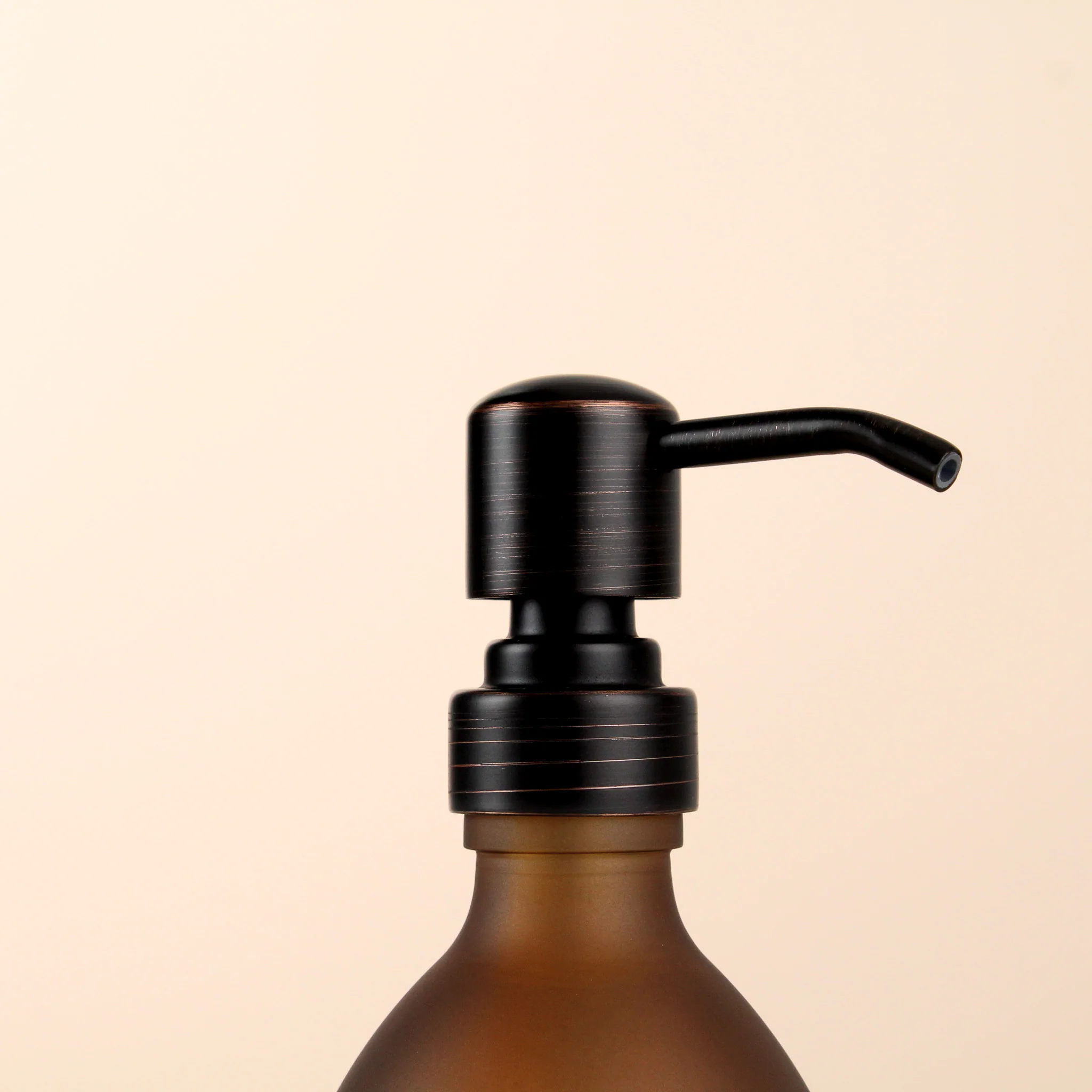 Frosted Amber Glass Dispenser - Image 7