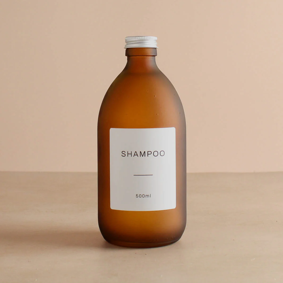 Labelled Frosted Amber Glass Dispenser - Image 13
