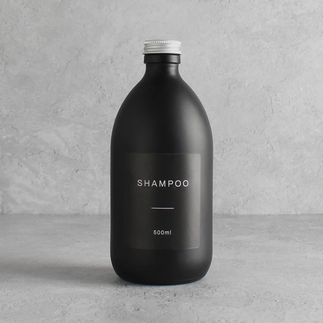 Labelled Matte Black Glass Dispenser - Image 16