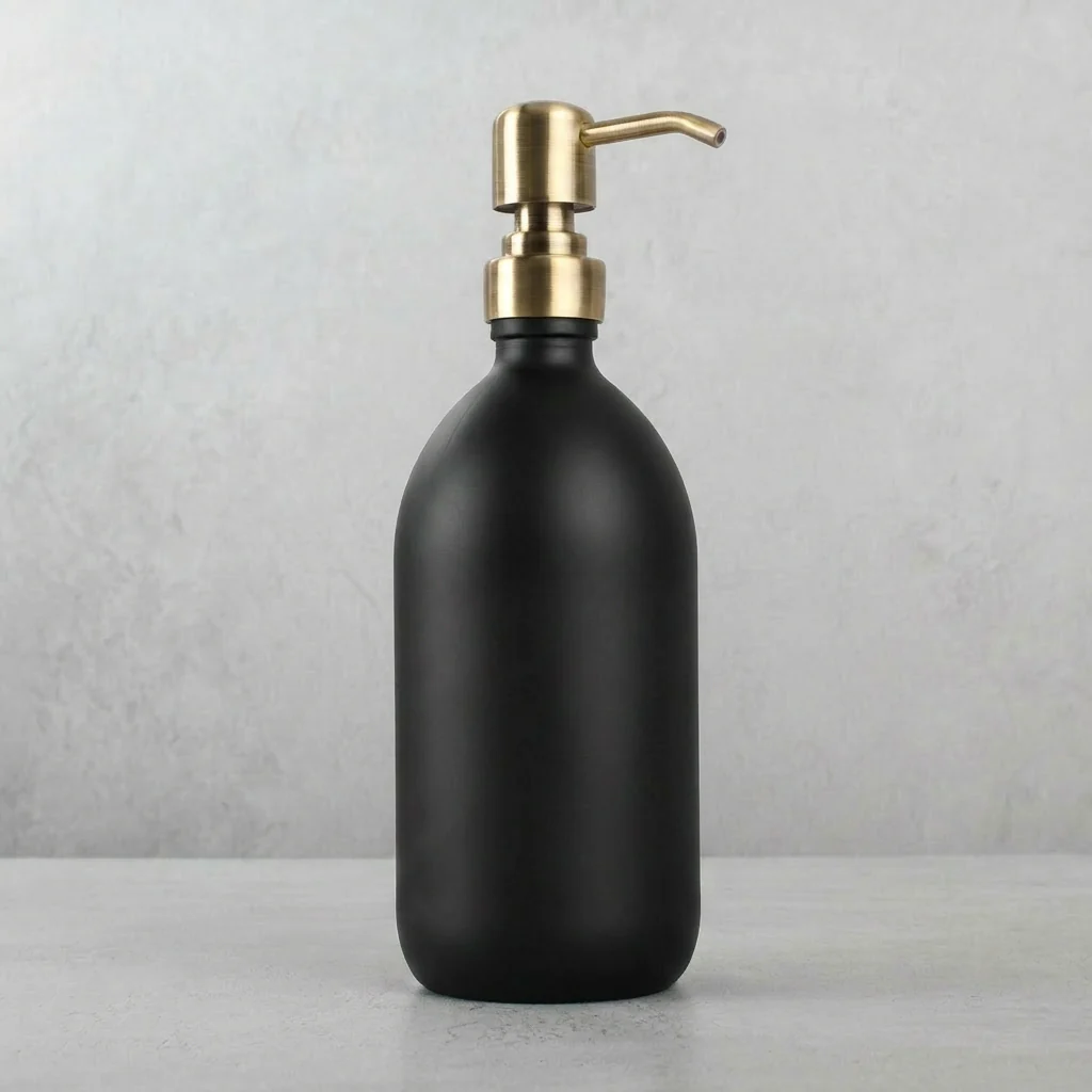 Matte Black Glass Dispenser - Image 9