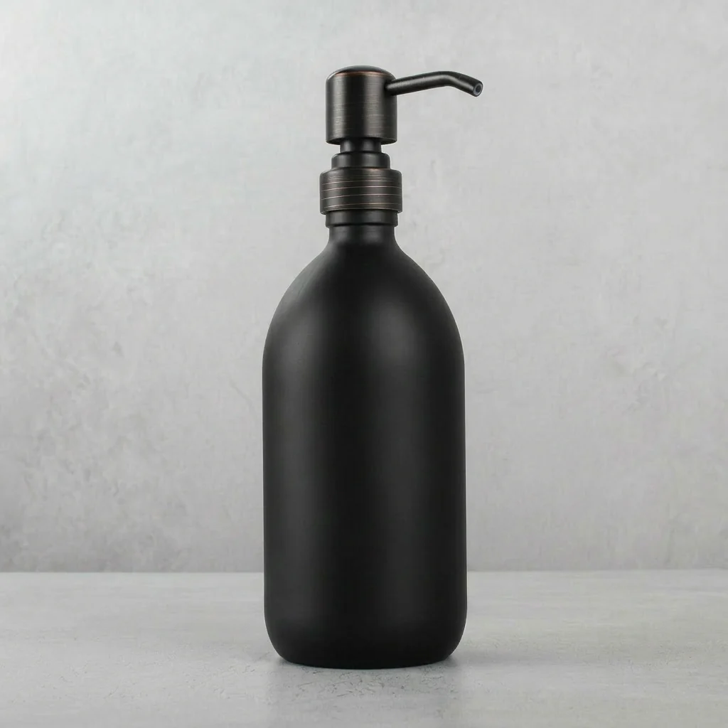 Matte Black Glass Dispenser - Image 11