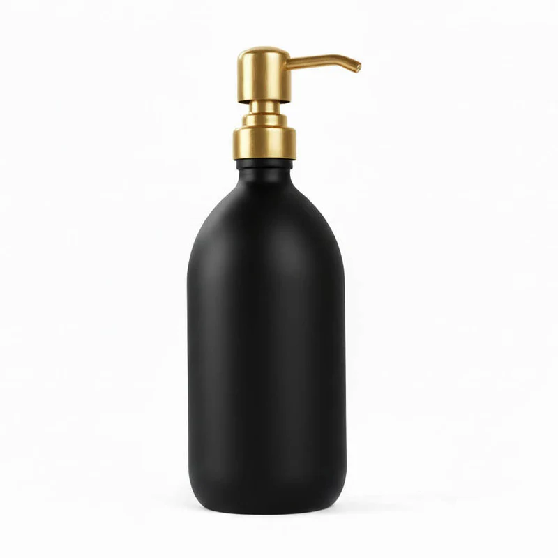 Matte Black Glass Dispenser Bottle - Wholesale - Image 7