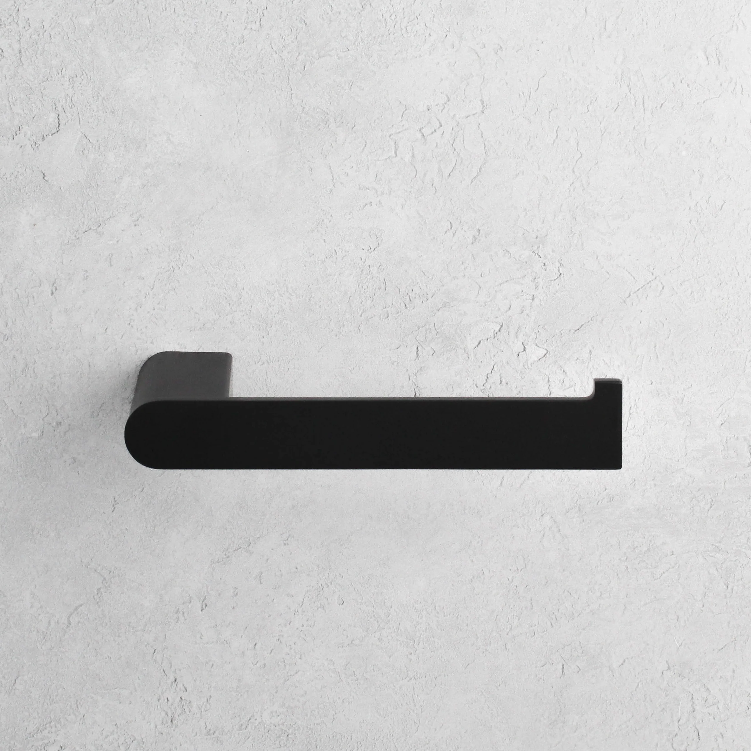 Matte Black Toilet Roll Holder - Image 3