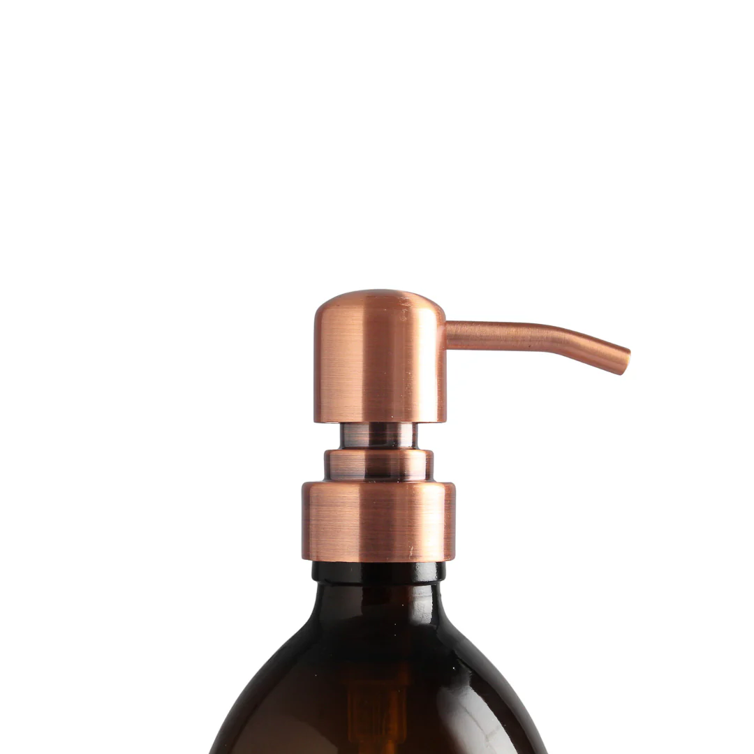 Black Wall Bracket & Amber Glass Dispenser Set - Image 34