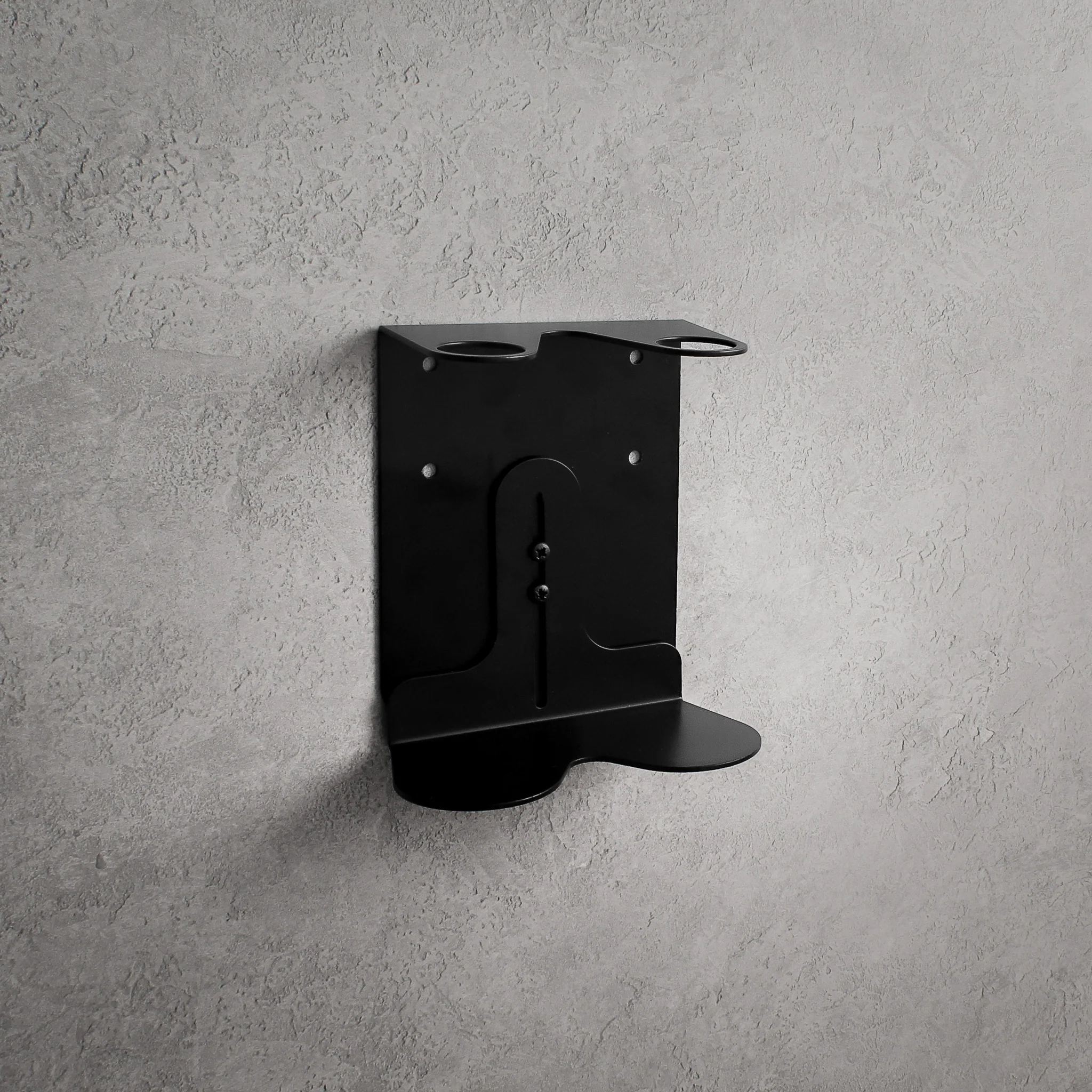Black Wall Bracket & Matte Black Dispenser Set - Image 10