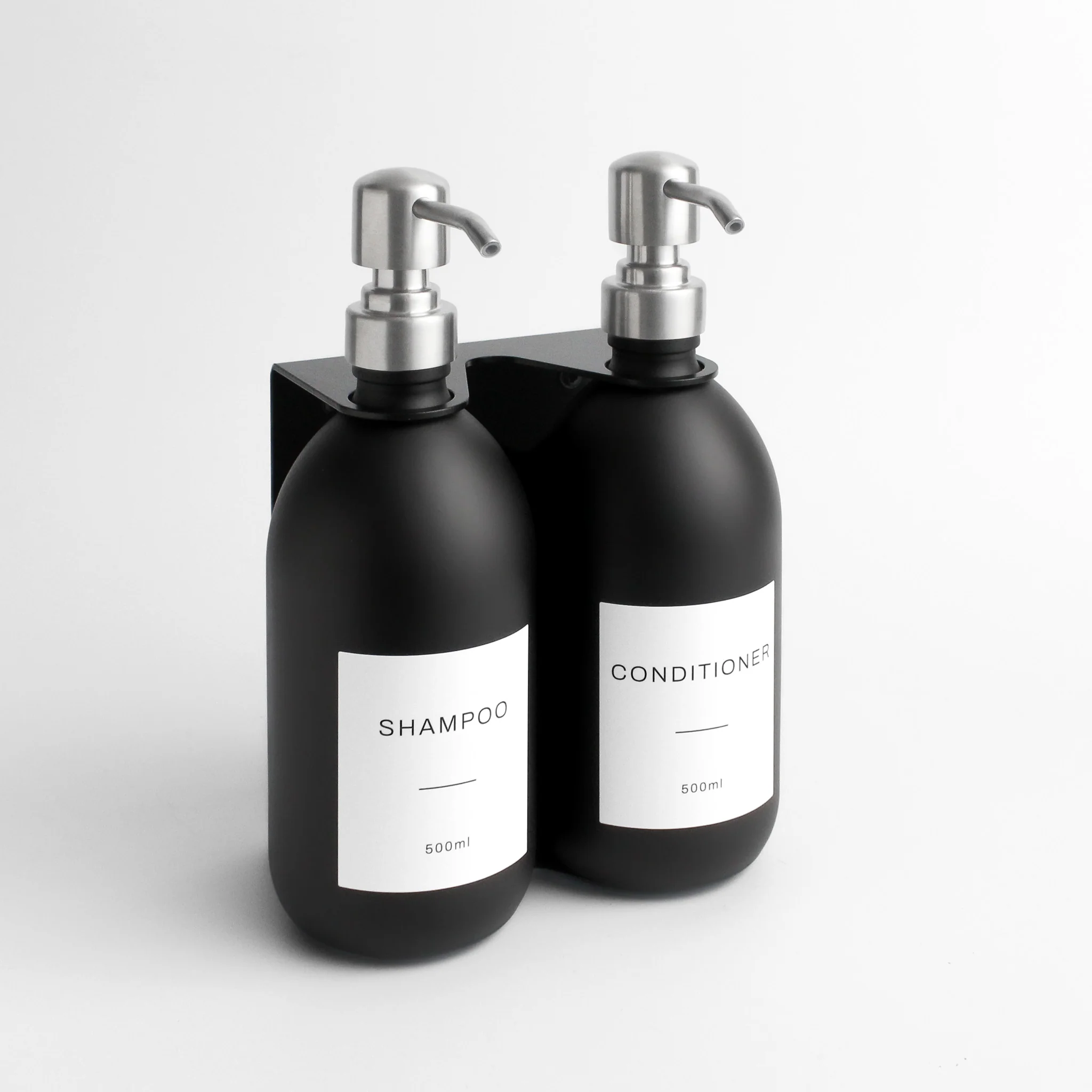 Black Wall Bracket & Matte Black Dispenser Set - Image 25